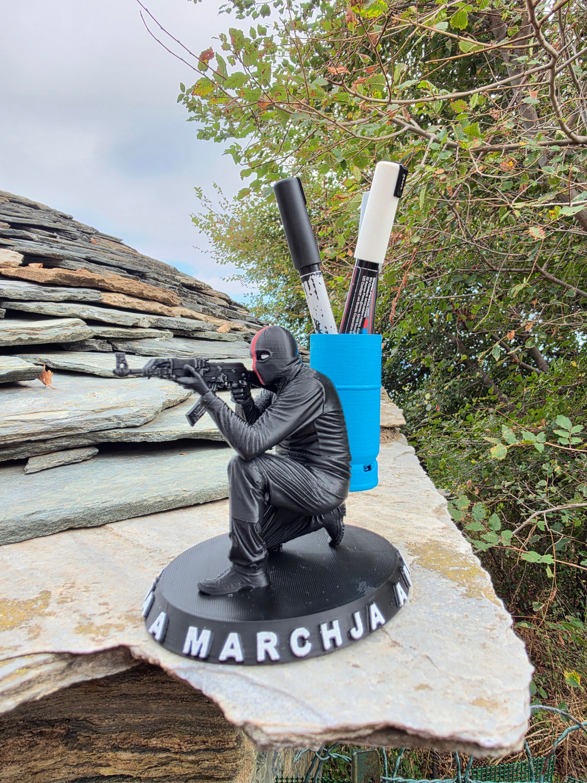 ✊️Porte-stylos Ribellu✊️« À Populu Fattu Bisogna À Marchjà »