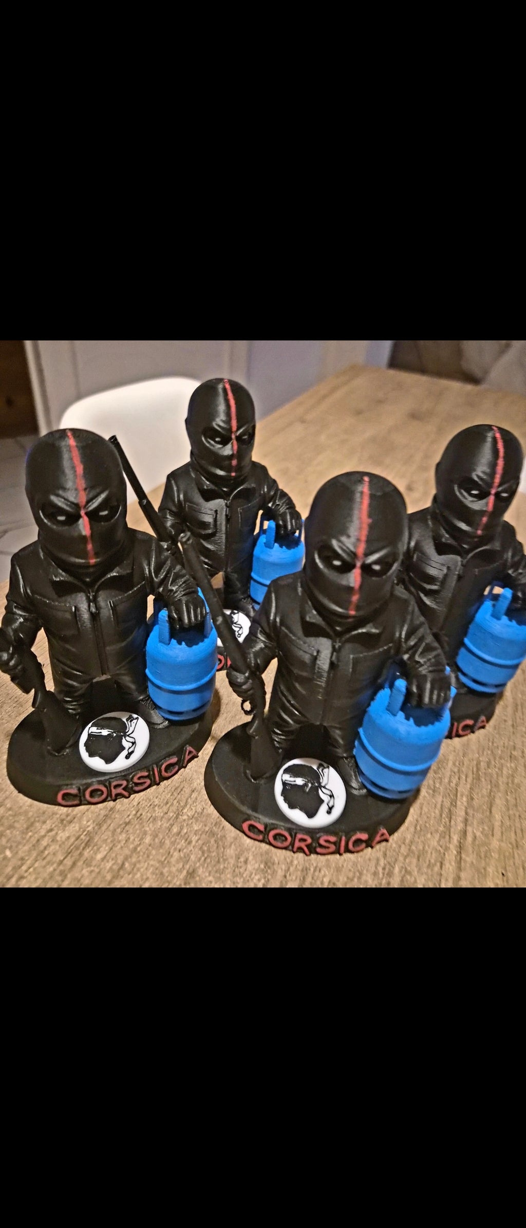 🔥 Figurine  Ribellu “Corsica” –  Impression 3D artisanale 🔥