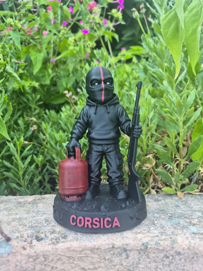 Figurine "Corsica" – Édition artisanale imprimée en 3D