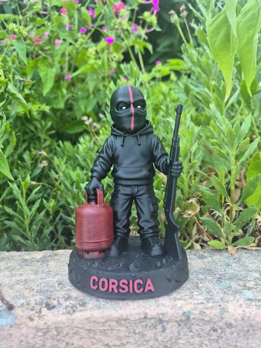 Figurine "Corsica" – Édition artisanale imprimée en 3D
