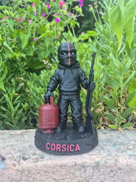 Figurine "Corsica" – Édition artisanale imprimée en 3D